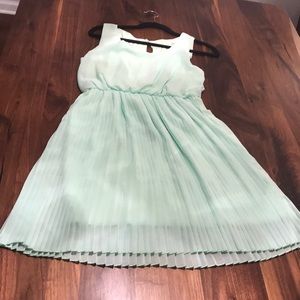 Mint dress. Large. Cutout back